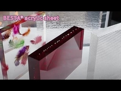 2.8mm-15mm Farbige Acrylblätter Optisches Geschäft Beleuchtete Werbetafel