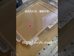 PMMA Transparent Textured Clear Acrylic Sheet 6 mm Steinkorn