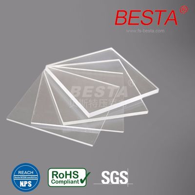 BESTA Flammschutz Transparente Acrylfolien 12 mm Anpassbar