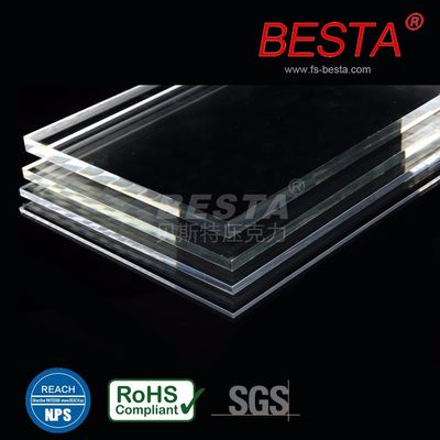 BESTA Flammschutz Transparente Acrylfolien 12 mm Anpassbar