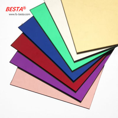 5 mm 6 mm Flexible Spiegelpapier Farbiges Acryl-Spiegelpapier für Wand