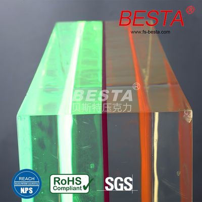 PMMA-Plexiglas-Doppelschicht-Acrylblech für Büroarbeitsplätze