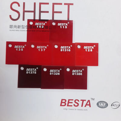 Leicht zu schneiden Extrudiertes Acrylblech mit Lichtdurchlässigkeit UV-Widerstand und Hitzebeständigkeit